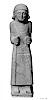 Ain Arab'da bulunmu� h�k�mdar heykeli - D. Bonatz, 2000