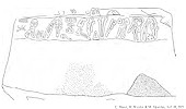 Drawing of the inscription - Maner, Weeden & Alparslan, 2021